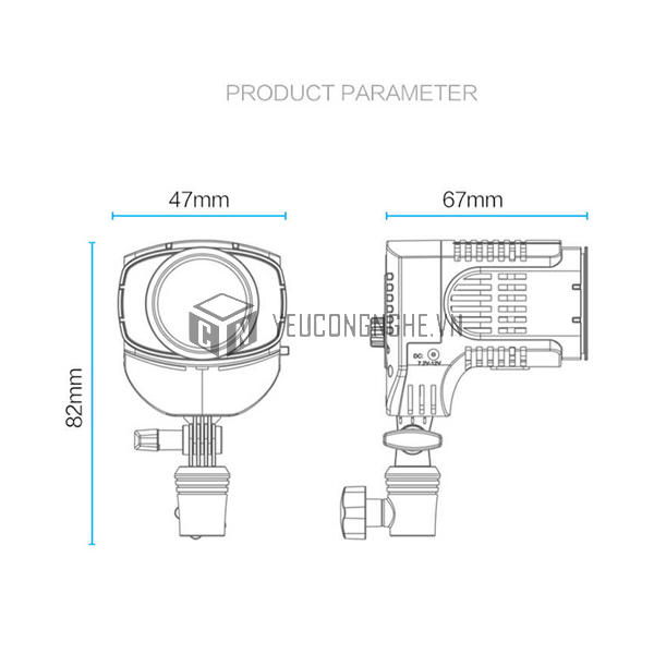 NanLite LitoLite 28F 5600K 28w LED Fresnel có thể lấy nét