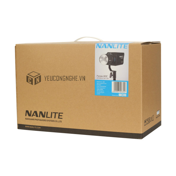  Nanlite Forza 60C - Đèn RGBIC với hiệu ứng đèn màu rõ nét