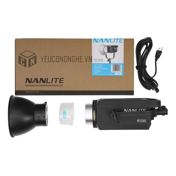 Đèn Led Nanlite FS-300B bóng đèn AC đổi màu 2700K-6500K