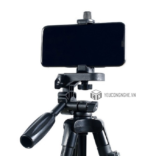 Gá kẹp điện thoại gắn chân tripod Yunteng GDT-01