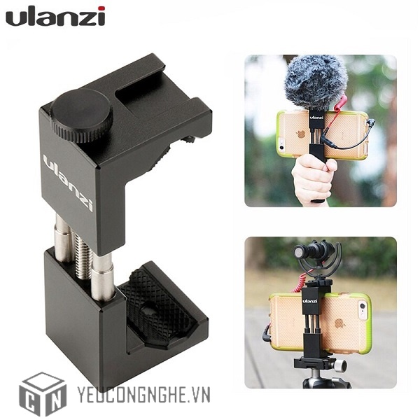 Gá kẹp điện thoại Ulanzi ST-02S gắn tripod