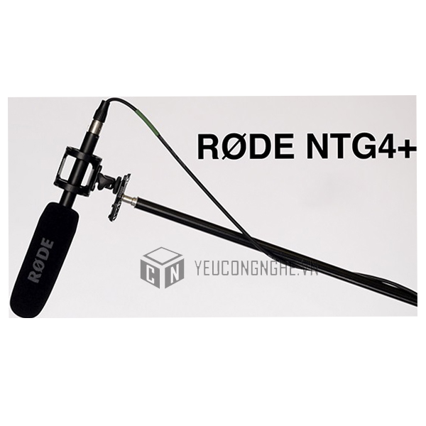 Micro RODE NTG4+ chính hãng dành cho Máy Quay Phim, Micro Phỏng Vấn RODE