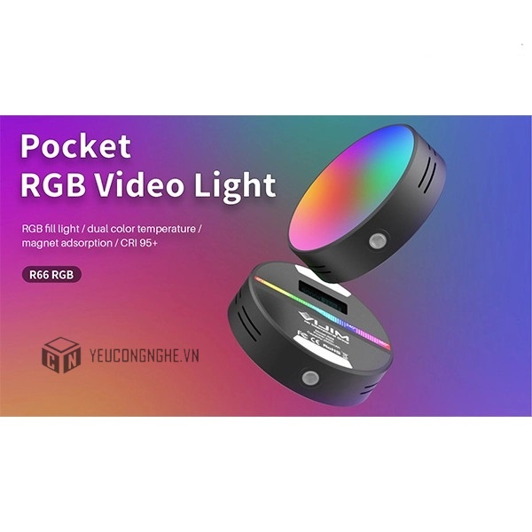 Đèn LED đổi màu RGB – ULANZI R66 RGB Video Light