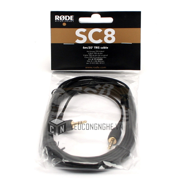 Cáp Rode SC8 3.5mm TRS ra TRS jack 6m