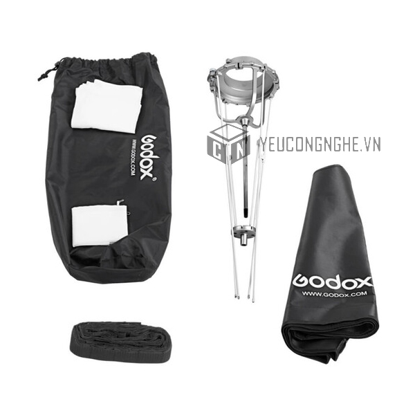 Softbox Godox bát giác thao tác nhanh đường kính 80cm kèm grid lưới tổ ong