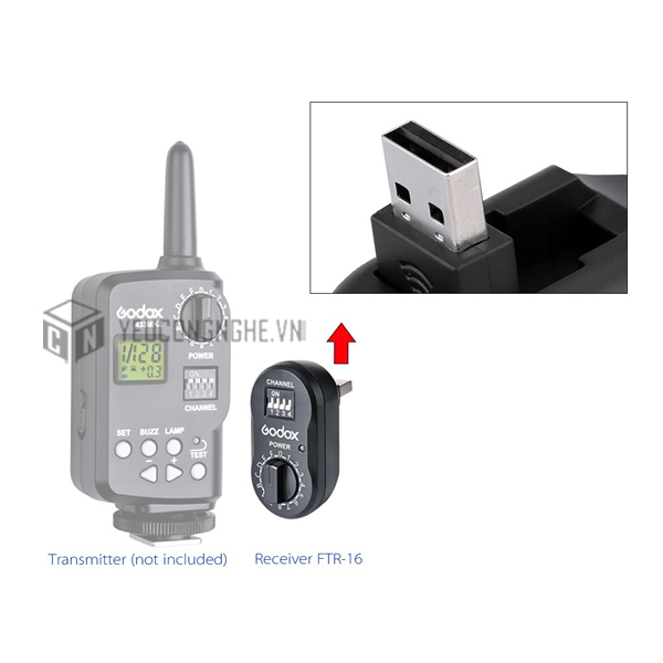 Trigger Godox FT-16 thiết bị điều khiển đèn flash studio từ xa