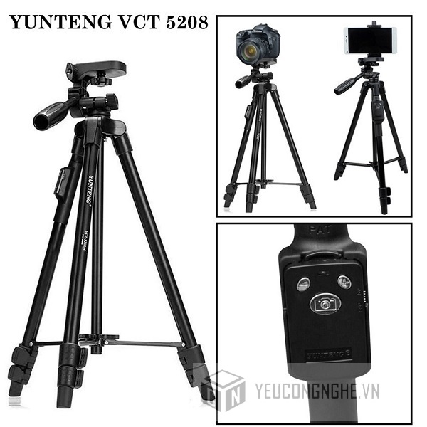 Chân tripod Yunteng VCT-5208