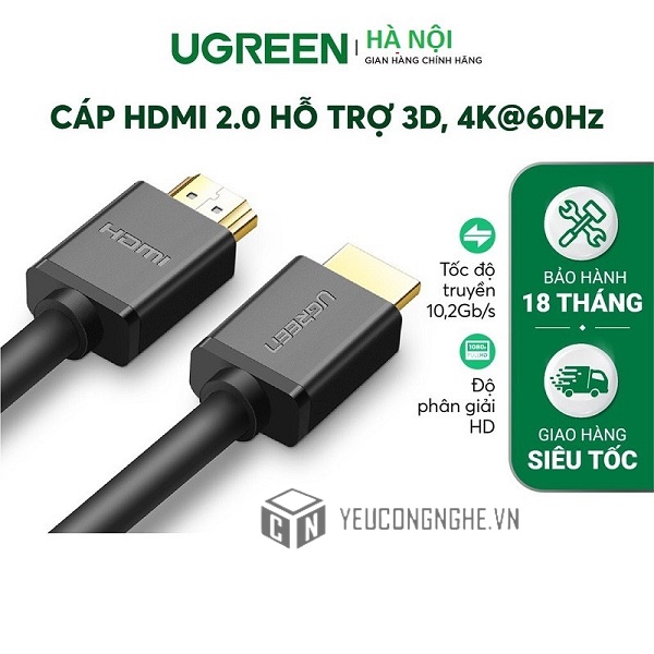 Dây HDMI Ugreen 10111 15m chính hãng