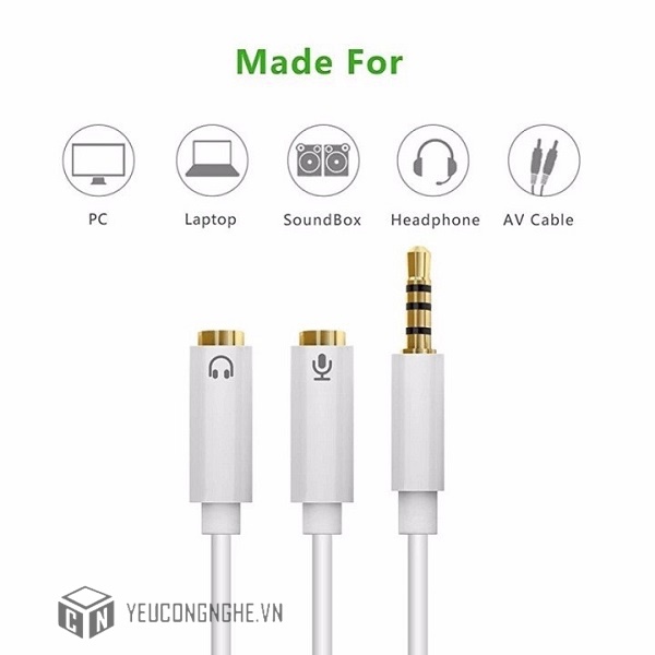 Cáp chuyển Audio 3.5mm Ugreen 10789