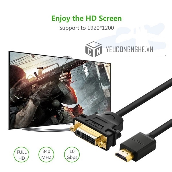 Cáp HDMI to DVI 24+5 UGREEN 20136