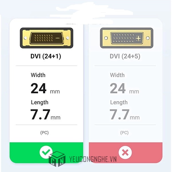 Cáp chuyển đổi HDMI to DVI 24+1 Ugreen 30116