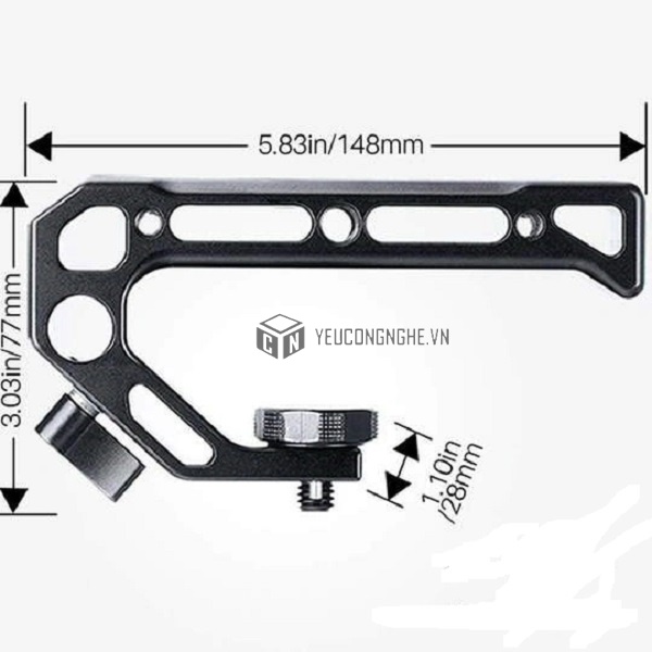 Ulanzi R008 Tay cầm gắn SmallRig Cage