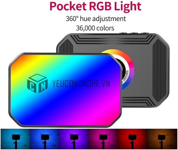 Ulanzi VL60 Bi-Color Đèn LED đổi màu RGB