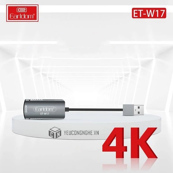 Cáp chuyển đổi USB Video Capture Card (HDMI to USB) Earldom ET-W17