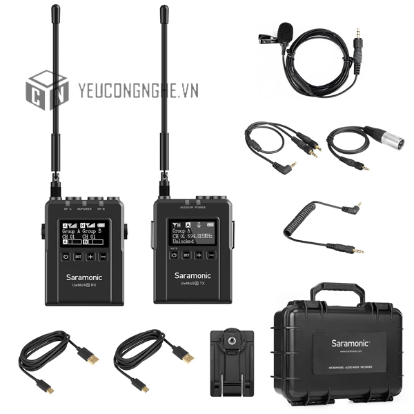 Mic thu âm Saramonic Uwmic9S Kit1