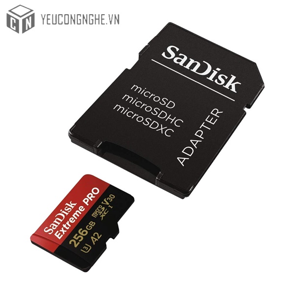 Micro SD SanDisk Extreme Pro V30 A2 256GB 170MB/s