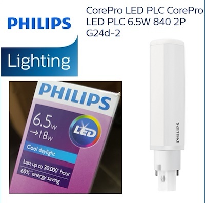 bóng plc led philips thay thế cho bóng plc huỳnh quang