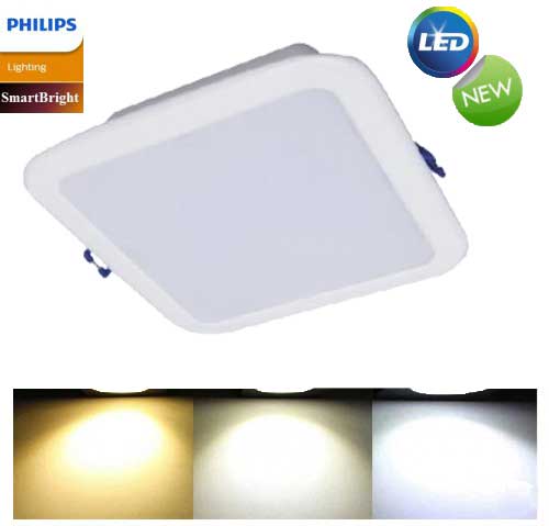 đèn downlight led âm trần philips kiểu vuông mẫu mã đẹp