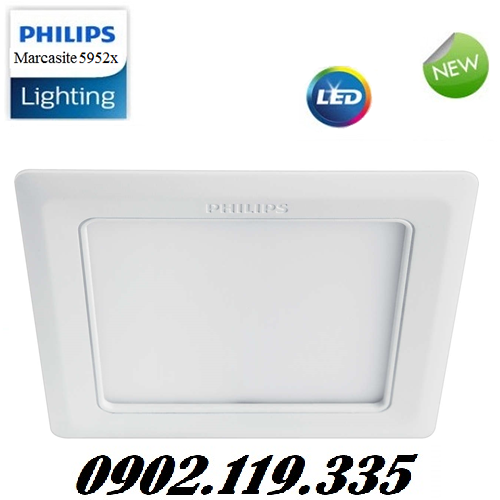 đèn downlight led âm trần philips kiểu vuông mẫu mã đẹp