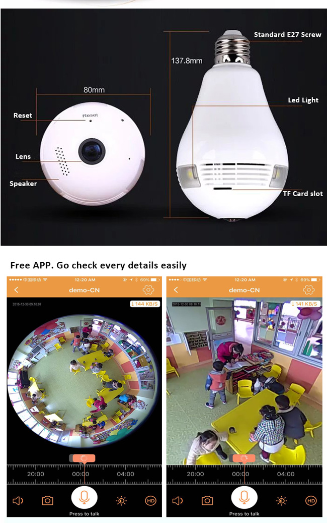 Camera ngụy trang bong den