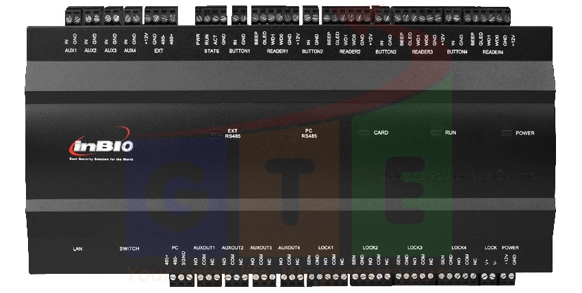 Trung tâm kiểm soát 04 cửa InBio 460