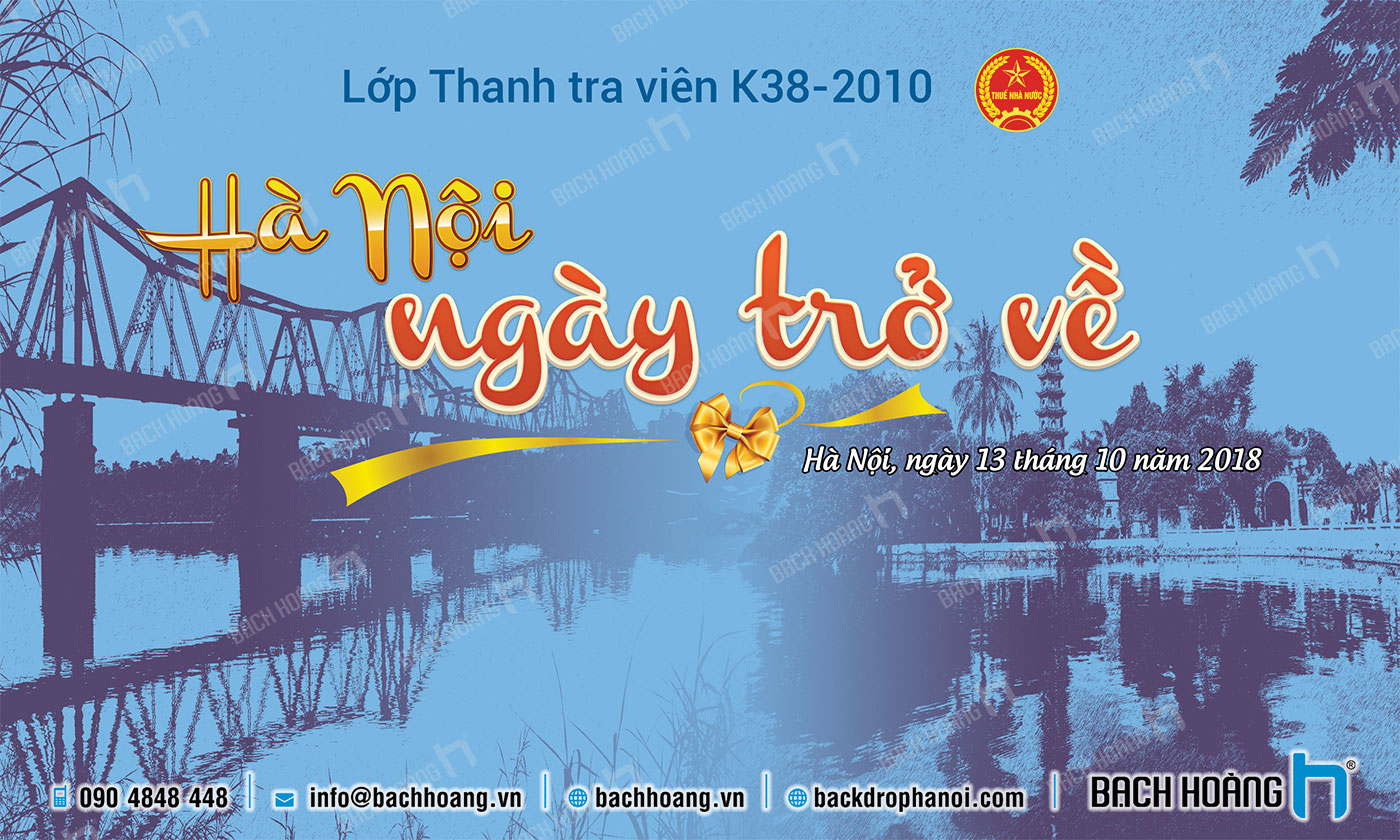 Mẫu thiết kế backdrop họp lớp - phông họp lớp đẹp