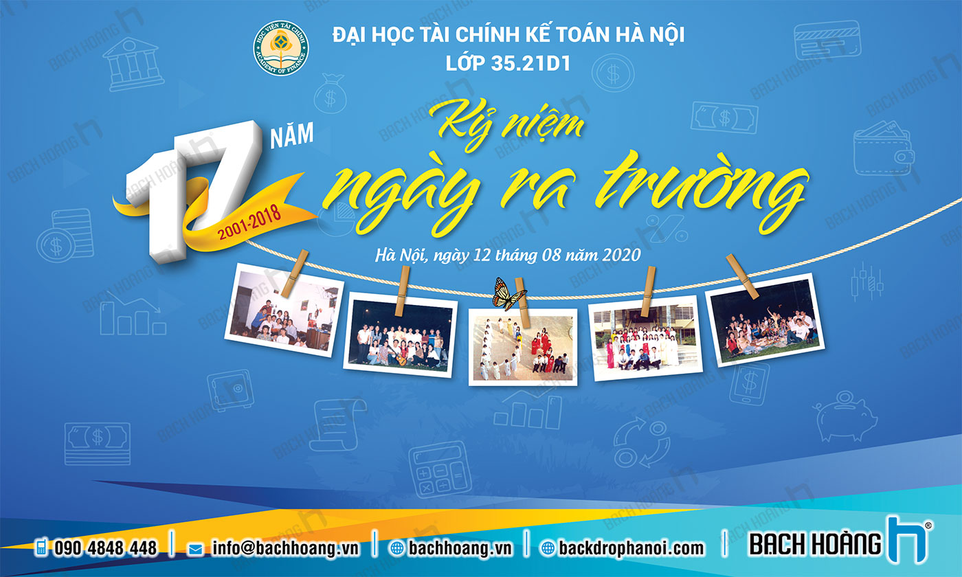 Mẫu thiết kế backdrop họp lớp - phông họp lớp đẹp