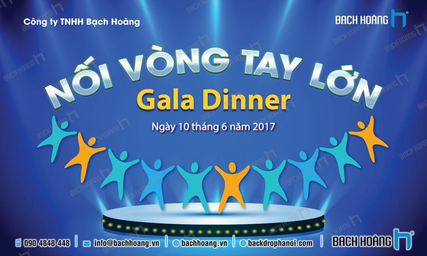 Thiết Kế, In Ấn Và Thi Công Backdrop - Phông gala dinner - Team Building đẹp