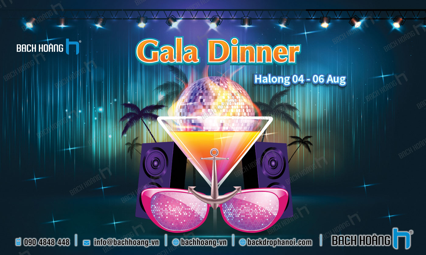 Thiết Kế, In Ấn Và Thi Công Backdrop - Phông gala dinner - Team Building đẹp