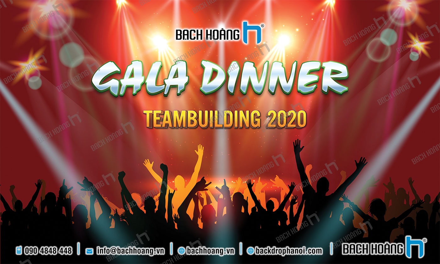 Thiết Kế Backdrop - Phông Gala Dinner - Team Building