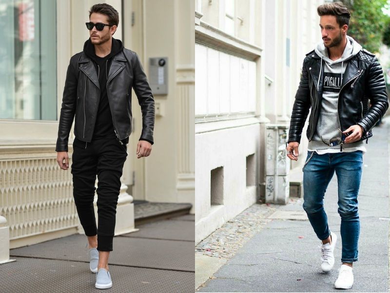 áo khoác màu da bò nam Phong Cách Smart Casual