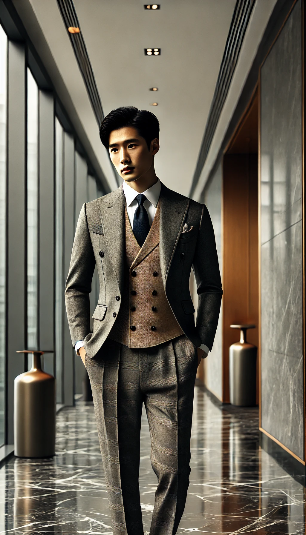 Phối áo gile vest với suit – Phong cách doanh nhân đẳng cấp