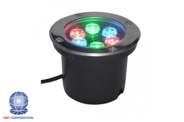 đèn âm đất tròn