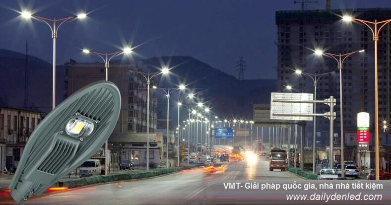 đèn led đường phố cob nationled baner