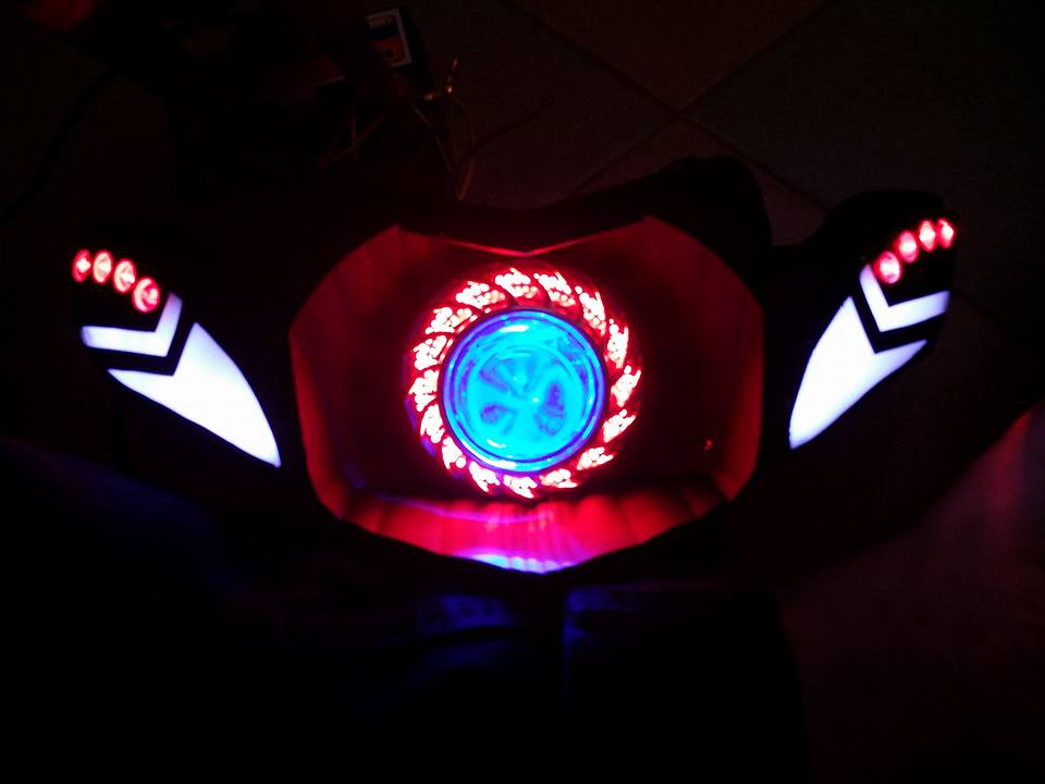 đèn pha led cho xe máy