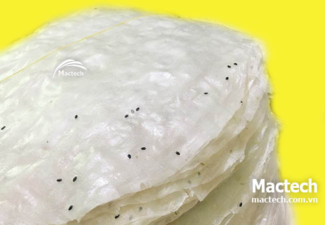 Sấy bánh tráng, bánh phồng bằng máy sấy nhiệt độ cao