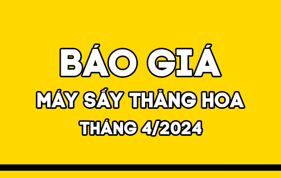 Báo giá máy sấy thăng hoa Mactech tháng 4/2024