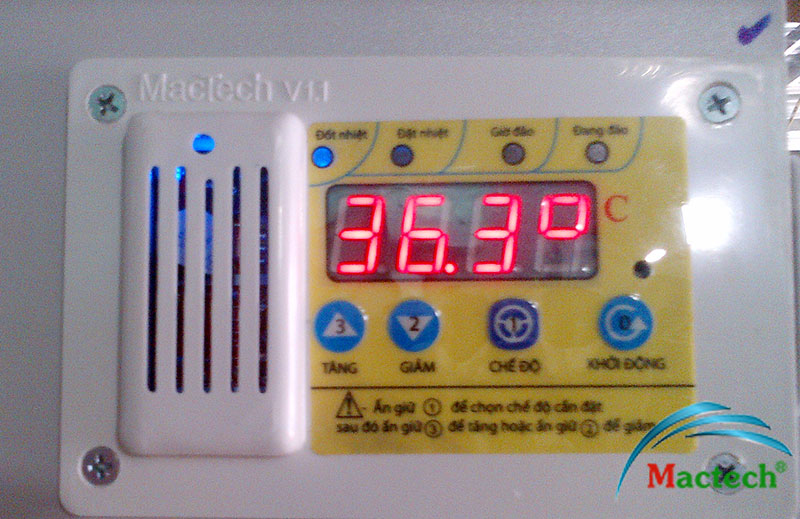 Bảng điều khiển Máy sấy mini Mactech