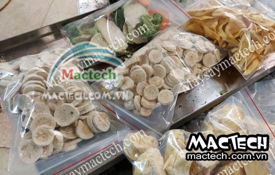 Chuối sấy thăng hoa, sấy giòn giữ nguyên hình dạng và màu sắc