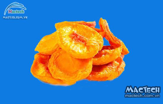 Máy sấy quả đào Macctech, sấy khô dẻo tiết kiệm điện năng