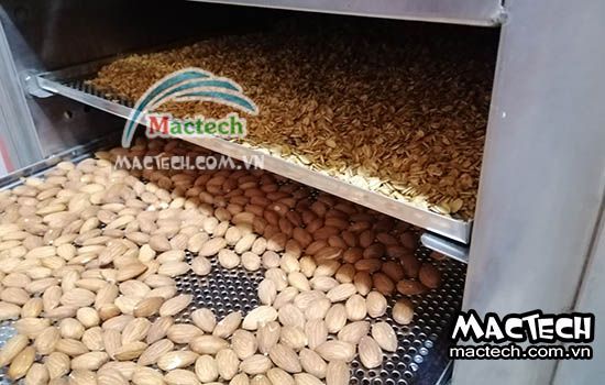 Tại sao nên dùng máy rang sấy nhiệt độ cao để rang hạt hạnh nhân