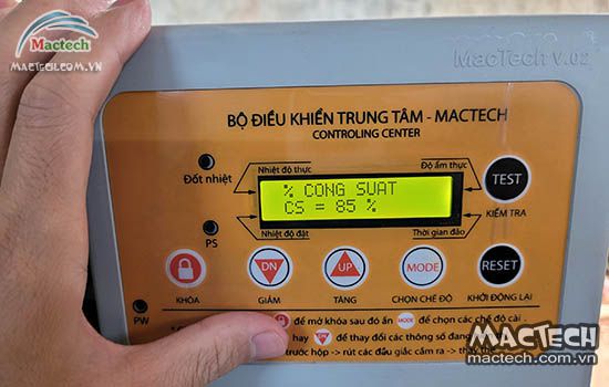 Bộ điều khiển máy sấy Mactech, đặc điểm và tính năng