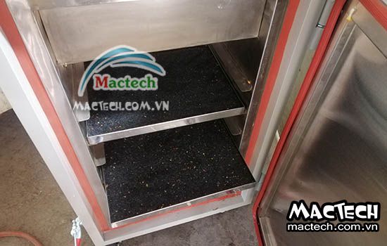 Máy rang sấy vừng Mactech, rang sấy tự động thơm ngon, chín đều