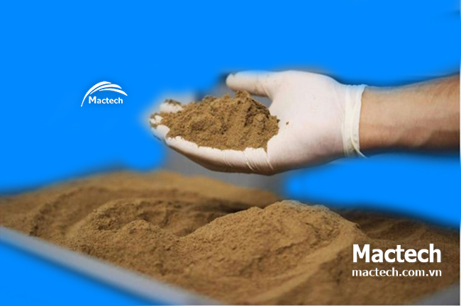 Sấy bột cá bột xương thức ăn chăn nuôi bằng máy sấy nhiệt độ cao