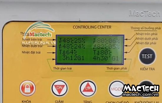 Máy sấy nhiều cảm biến Mactech, xu hướng điều khiển nhiệt tương lai