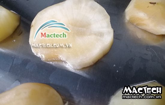 Nhiệt độ sấy sâm khoai bao nhiêu là phù hợp để khô nhanh