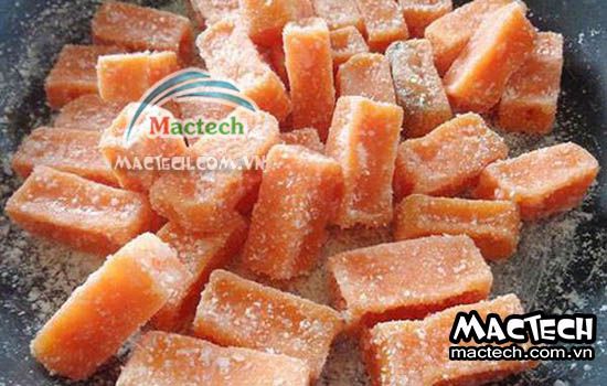 Máy sấy mứt khoai lang Mactech, sấy đối lưu chất lượng cao