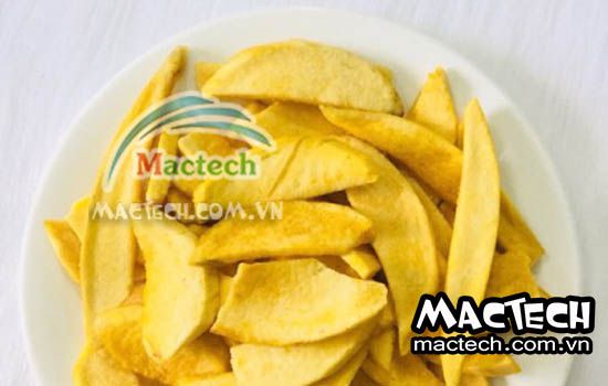 Xoài sấy giòn giá rẻ, bản chất là chiên giòn chứ không phải sấy