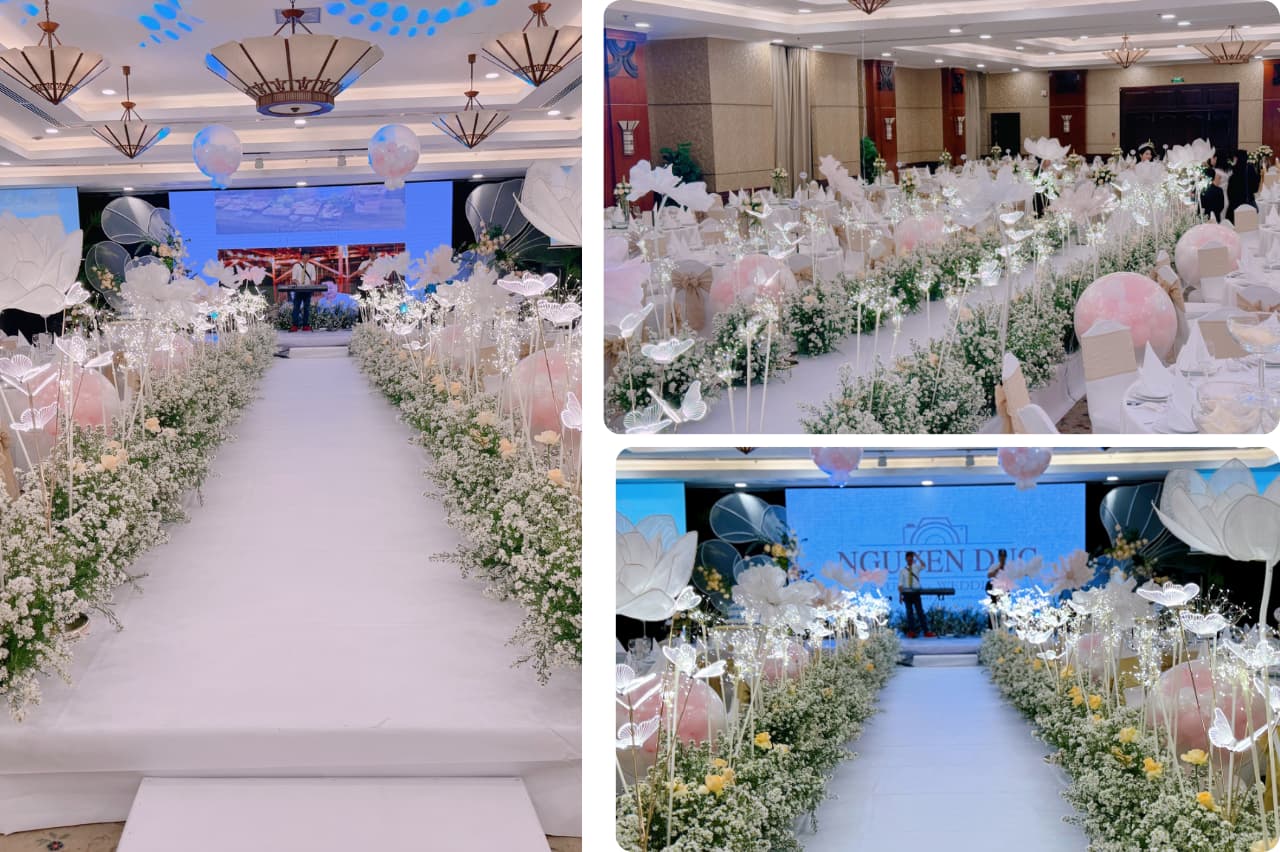 Trang Trí Lối Đi Sân Khấu Tại Rex