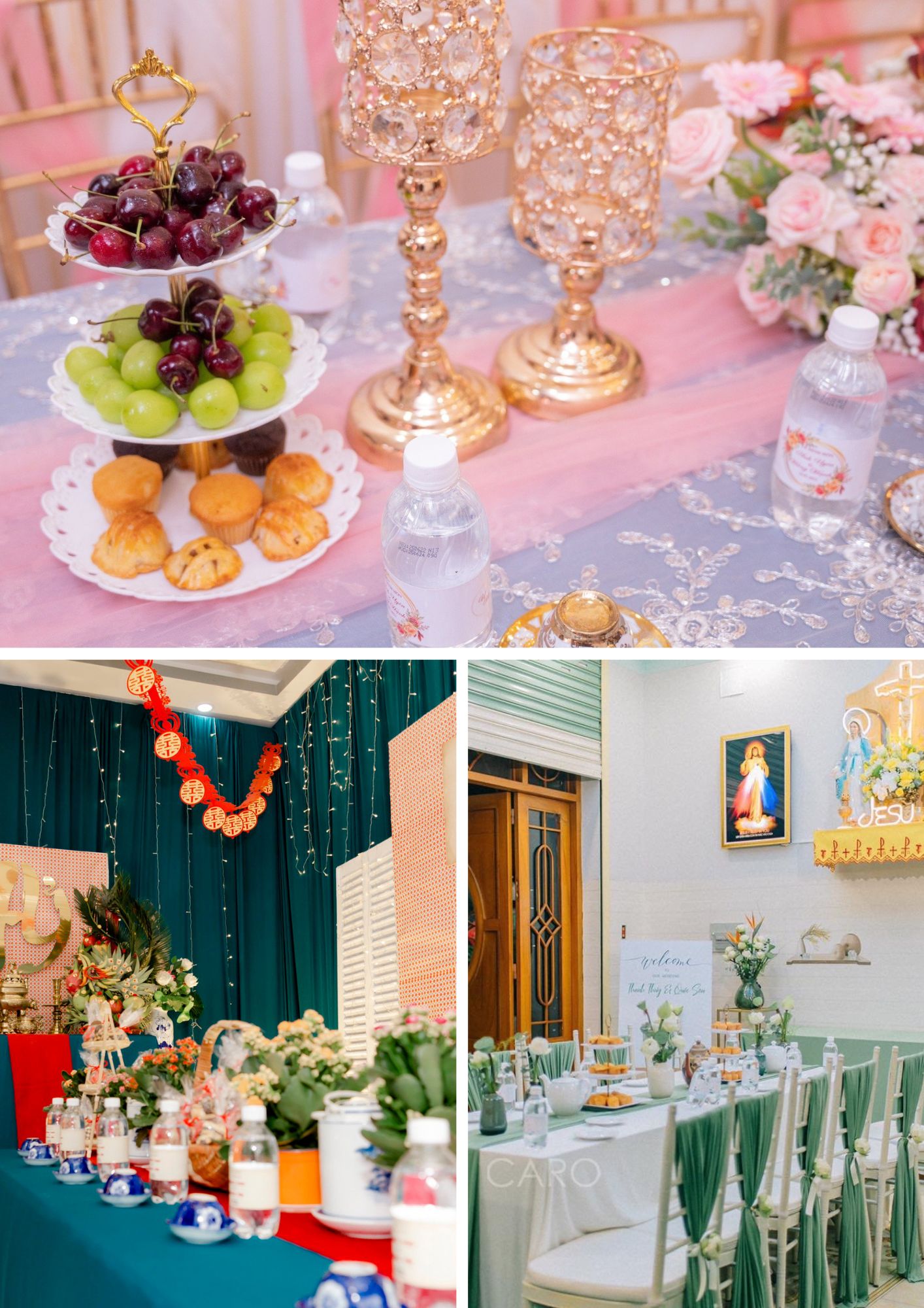 Bàn họ trang trí gia tiên tphcm